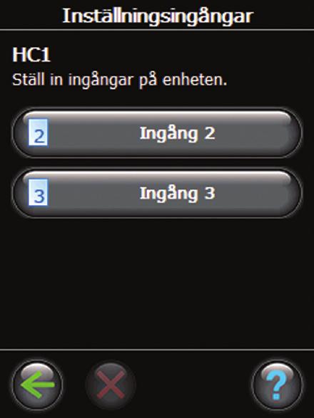 Välj Inställningsingångar. 3.