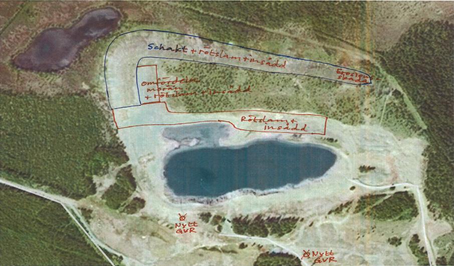 Rävlidmyrgruvorna Genomförda åtgärder Under 2009-2010 så har; Hela slänten korrigerats så att släntvinkeln idag är ca 1:3 Erosionsskadan i slänten lagats och försetts med dubbla ledningar samt