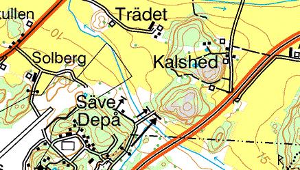 18. Holmbäcken Lokal: Söder om skjutbanan N: 6408746 E: 315423 Top.