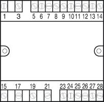 3.3 Inkoppling 3.3.1 WM14-96 Advanced Anslutningar på instrument 96 Inkoppling i 3-fas nät med eller utan nolledare.