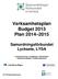 Verksamhetsplan Budget 2013 Plan Samordningsförbundet Lycksele, LYSA