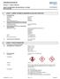SÄKERHETSDATABLAD. Revision: 1.1 Datum: ENLIGT EG-REGLERNA 1907/2006 (REACH), 1272/2008 (CLP) & 2015/830