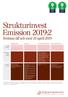 Strukturinvest Emission 2019:2
