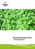 Växtskyddsmedel 2018 växthusgrönsaker.
