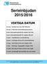 Serieinbjudan 2015/2016