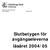 Stöd och servicekontoret Åke Hallberg Slutbetygen för avgångseleverna läsåret 2004/05