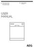 FFB53600ZW FFB53600ZM. Bruksanvisning Diskmaskin USER MANUAL