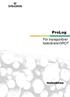 ProLog. För transportörer biobränsle/grot. Instruktion