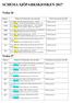 SCHEMA SJÖPARKSKIOSKEN 2017