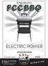 ELECTRIC POWER. Share the fun of cooking! Användarhandbok SVENSK ENDAST FÖR ANVÄNDNING UTOMHUS! FCC-EG / RO906-C