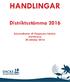 HANDLINGAR. Distriktsstämma 2016