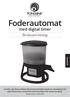 Foderautomat. med digital timer Bruksanvisning