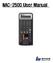 NAC-2500 User Manual