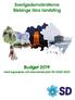Sverigedemokraterna Blekinge läns landsting. Budget 2019 med regionplan och ekonomisk plan för