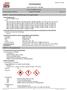 Säkerhetsdatablad. enligt förordning (EG) nr 1907/2006 TIP TOP CEMENT SC-BL. Produktkod: Sida 1 av 11
