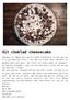 Vit choklad cheesecake