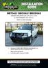 BBT042/ BBC042/ BBCD042 NISSAN NAVARA D40 V STX & PATHFINDER R WD & 4WD Models