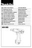 GB Cordless Impact Wrench Instruction Manual Boulonneuse sans fil Manuel d instructions Akku-schlagschrauber Betriebsanleitung