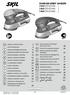 RANDOM ORBIT SANDER 7440 (F ) 7450 (F ) 7460 (F )