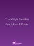 TruckStyle Sweden. Produkter & Priser