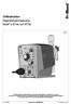 Driftinstruktion Magnetdoseringspump Beta b BT4b och BT5b