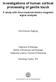Investigations of human cortical processing of gentle touch