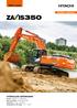 ZAXIS-6 serien HYDRAULISK GRÄVMASKIN