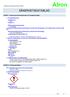SÄKERHETSDATABLAD. AVSNITT 1: Namnet på ämnet/blandningen och bolaget/företaget. 1.1 Produktbeteckning Handelsnamn. Odox