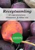Receptsamling. till inspirationsmeny klimatsmart & hållbar mat