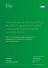 Full-scale test of the Dome Plug for KBS-3V deposition tunnels structural response of the concrete dome