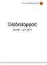 Delårsrapport. januari juni 2014