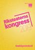 Snabbprotokoll från Riksteaterns kongress den maj 2019 i Karlstad