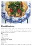 Blomkålspizza Deg: Alternativ till topping: