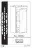 Tina 1200BU. Upptiningsskåp Thawing cabinet Auftauschrank DOC. NO. ST EDITION