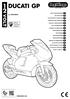 1 DUCATI GP 2 VOLT. HBsjO HL Hgw hkm FI001801G126. cod. IGMC0020 USO E MANUTENZIONE USE AND CARE UTILISATION ET ENTRETIEN GEBRAUCH UND WARTUNG