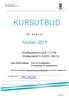 KURSUTBUD. f ö r K o m v u x. hösten Studieperiod 4 (5/8-11/10) - Studieperiod 5 (14/10-20/12)