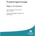 Projekteringsanvisningar