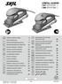 ORBITAL SANDER 7361 (F ) 7366 (F )