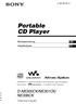 Portable CD Player D-NE300CK/NE301CK/ NE306CK. Bruksanvisning Käyttöohjeet (1) 2004 Sony Corporation