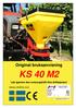 Original bruksanvisning KS 40 M2. Läs igenom den omsorgsfullt före driftstarten! Version: 04/2016, V.2.0. Beställningsnr: