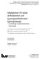 Möjligheter till ökad driftsäkerhet och kostnadseffektivitet i fjärrvärmenät En simulerings- och optimeringsstudie på Kalmar Energi