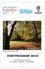 Foto: Inger Hellström. Billdals Park oktober 2018 HÖSTPROGRAM 2019 SPF SENIORERNAS LEDORD INFLYTANDE - VALFRIHET- LIVSKVALITET
