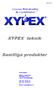 XYPEX teknik. Samtliga produkter