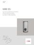 NIBE ES CHB SE Användar- och installatörshandbok varmvattenberedare. GB User and Installer manual water heater