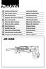 GB Cordless Recipro Saw Instruction Manual Scie recipro sans fil Manuel d instructions Akku-Reciprosäge Betriebsanleitung