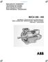 2 ABB / LV Motors 3GZF Spare parts list M2CA