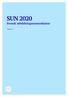 SUN 2020 Svensk utbildningsnomenklatur. Version 1.0