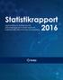 Statistikrapport 2016