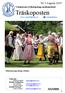 Träskoposten. Nr 3 Augusti Växjöortens Folkdanslags medlemsblad. Midsommaruppvisning i Moheda