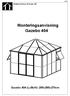 Monteringsanvisning Gazebo 404